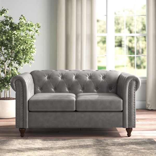 Lark Manor 60 Faux Leather Loveseat Wayfair   60'' Faux Leather Loveseat 